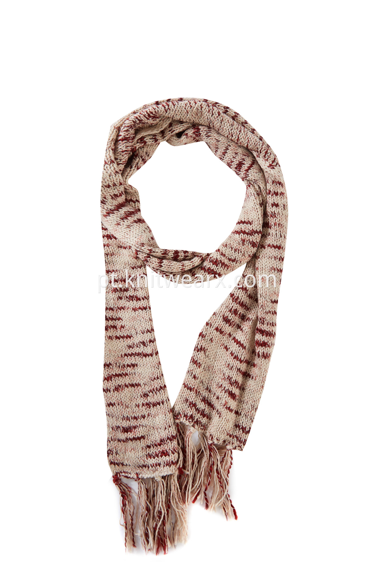 Women's Accessories Long Warm Fancy yarn Knit Shawl Tassel Scarf